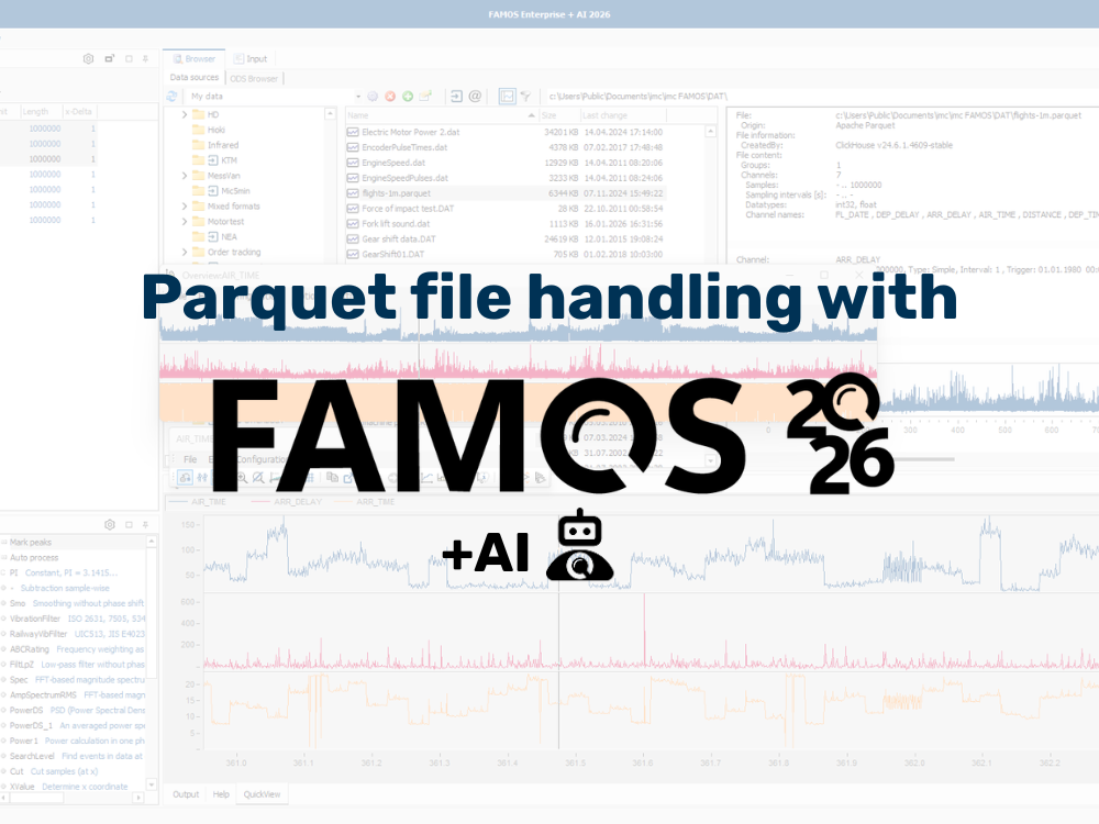 FAMOS 2026 +AI handles Apache Parquet Parquet file handling with FAMOS